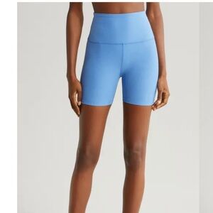 Beyond Yoga Blue Bike Shorts